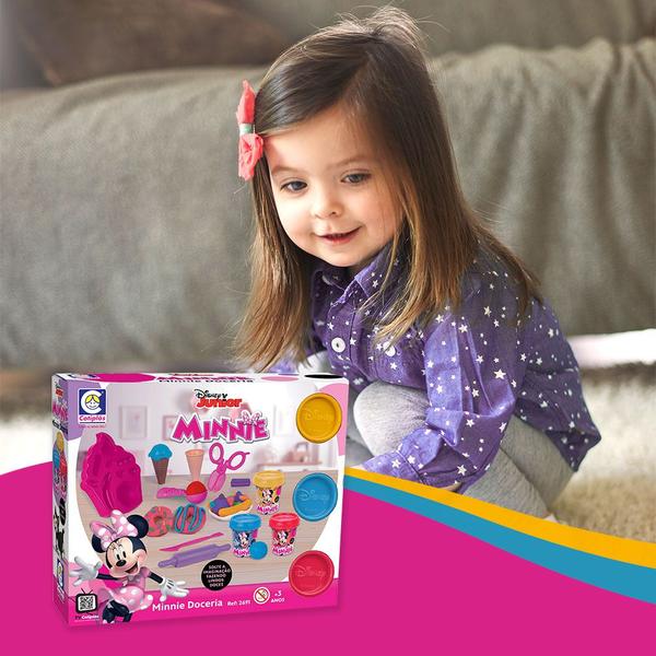 Imagem de Doceria Minnie Mouse Kit Massinha de Modelar 2691 Cotiplás