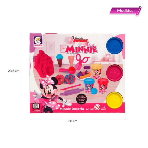 Imagem de Doceria Minnie Mouse Kit Massinha de Modelar 2691 Cotiplás