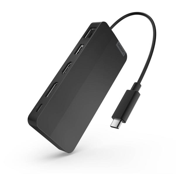 Imagem de Dock para viagens Lenovo USB-C Dual Display (com adaptador)