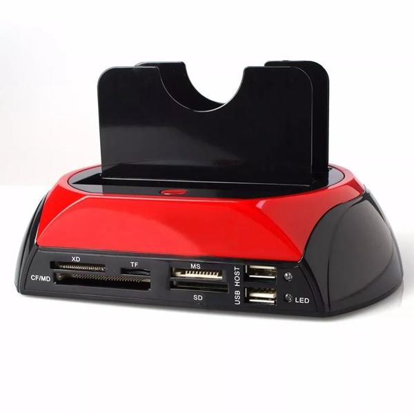 Imagem de Dock Station 2 HDs USB 2.0 2,5''/3,5'' 2TB - Plug and Play