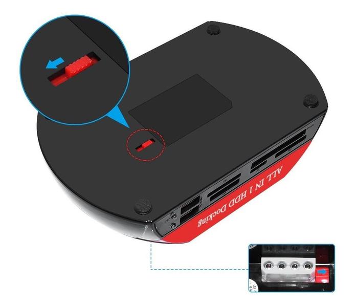 Imagem de Dock Station P/ 2 Hd Sata 2,5'' E 3,5'' Usb E-sata Usb 2.0