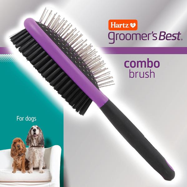 Imagem de Dog Brush Hartz Groomer é a melhor combinação para descascar