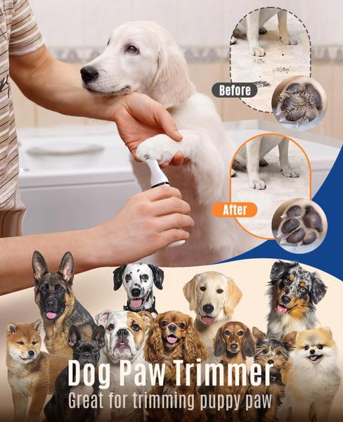 Imagem de Dog Clippers oneisall, cortador de pelos para animais de estimação, sem fio, branco