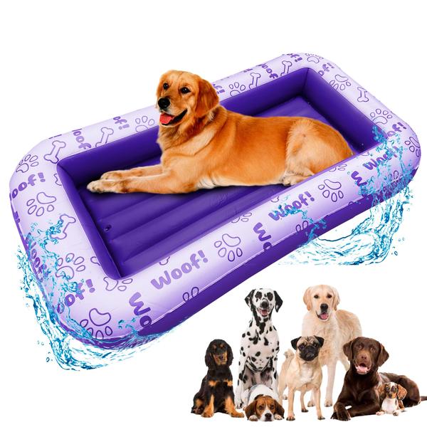 Dog Pool Float Schwimmer Premium para cães grandes, roxo Imagem de Dog Pool Float Schwimmer Premium para cães grandes, roxo