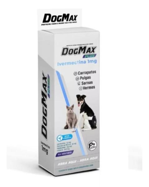 Imagem de DogMax Plus - Ação 4 em 1 - Anti pulgas, carrapatos, vermes e sarna Caixa com 48 Comp 5kg