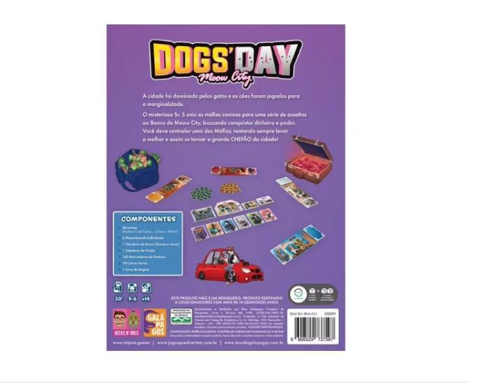 Imagem de Dogs Day - Jogo De Tabuleiro - Galápagos