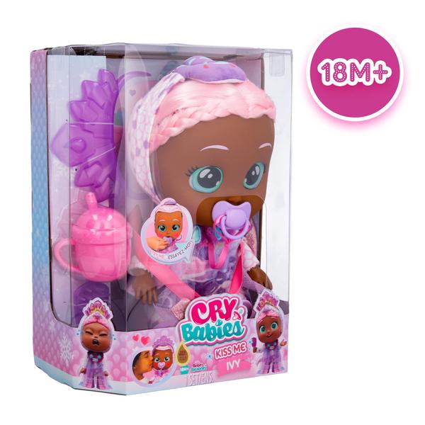 Doll Cry Babies Kiss Me Princess Ivy 12" com bochechas coradas - Cry Babies Magic Tears Imagem de Doll Cry Babies Kiss Me Princess Ivy 12" com bochechas coradas