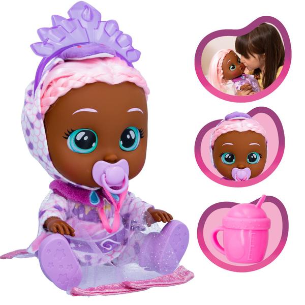Doll Cry Babies Kiss Me Princess Ivy 12" com bochechas coradas - Cry Babies Magic Tears Imagem de Doll Cry Babies Kiss Me Princess Ivy 12" com bochechas coradas