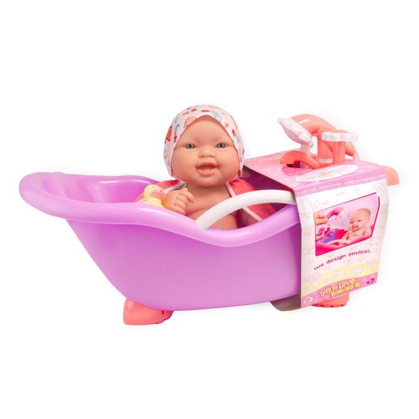 Imagem de Doll JC Toys 14 Lots to Love Babies com conjunto de banheira e chuveiro 2+