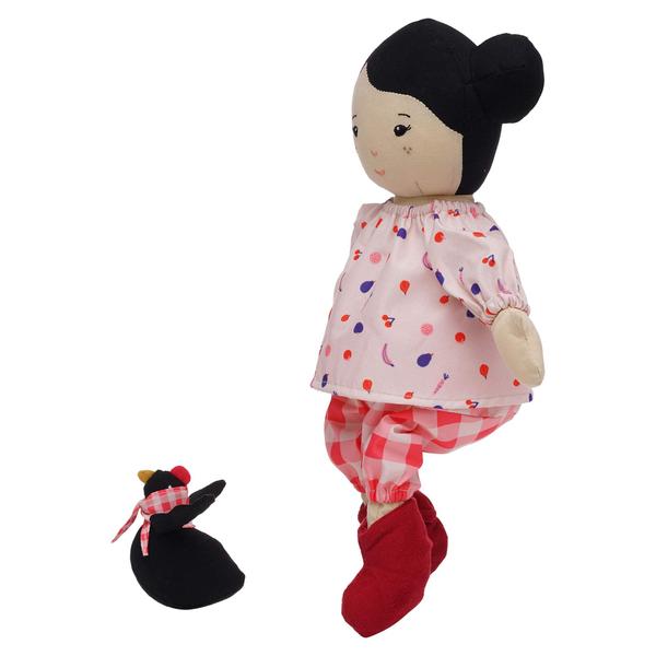 Imagem de Doll Manhattan Toy Playdate Friends Nico 35 cm lavável com galo