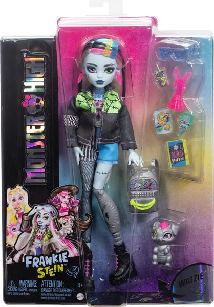 Imagem de Doll Monster High Frankie Stein com jaqueta jeans e shorts