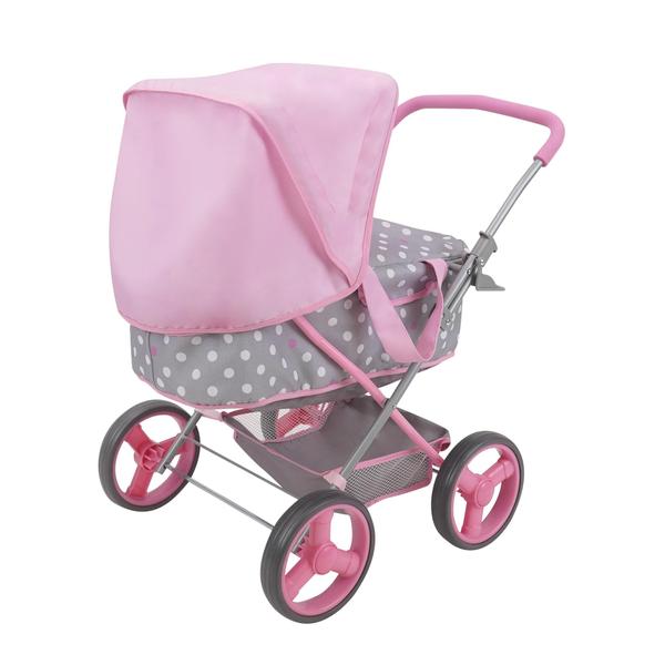 Imagem de Doll Pram 509 Crew Cotton Candy Pink para bonecas de até 18"