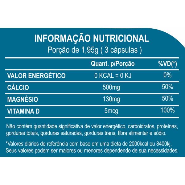 Imagem de Dolomita Suplemento Alimentar Vitamina Natural Natunectar 60 Capsulas Original 100% Pura pó