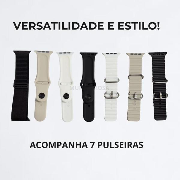 Imagem de Domine Cada Momento com o Smartwatch Series 9 Ultra + 7 Pulseiras