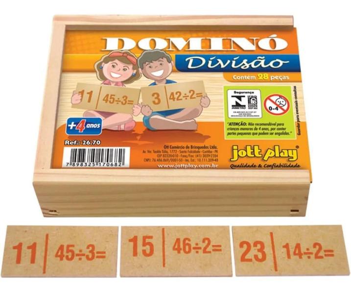 Imagem de Dominó Conjunto Operação Matematica 4 Jogos