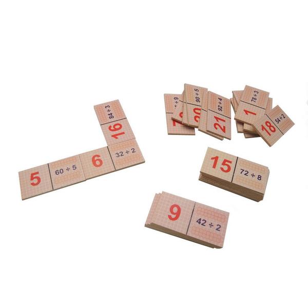 Domino de Divisão - Carimbras Imagem de Domino de Divisão