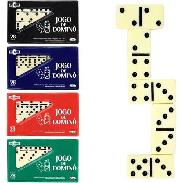 Imagem de Domino Estojo 28PCS 7MM