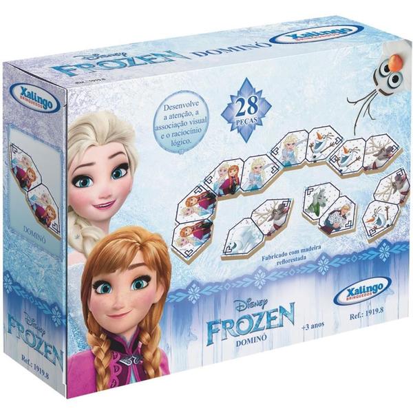 Imagem de Domino Frozen em Madeira 28PECAS