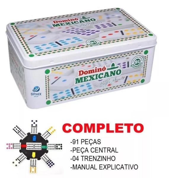 Dominó Mexicano 91 Peças - Hoyle Games Imagem de Dominó Mexicano 91 Peças
