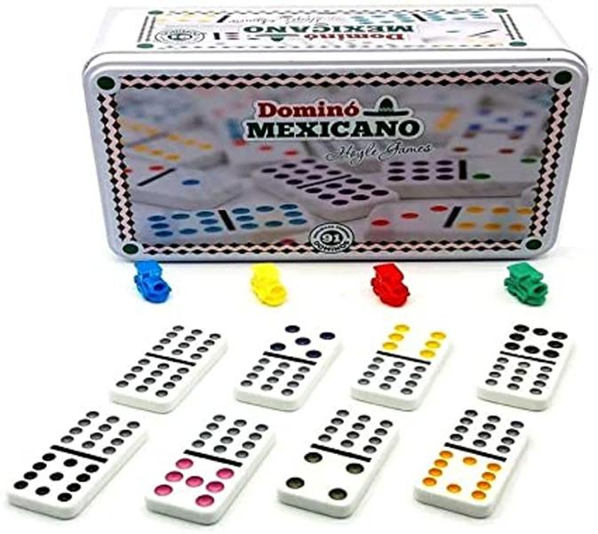 Dominó Mexicano 91 Peças - Hoyle Games Imagem de Dominó Mexicano 91 Peças