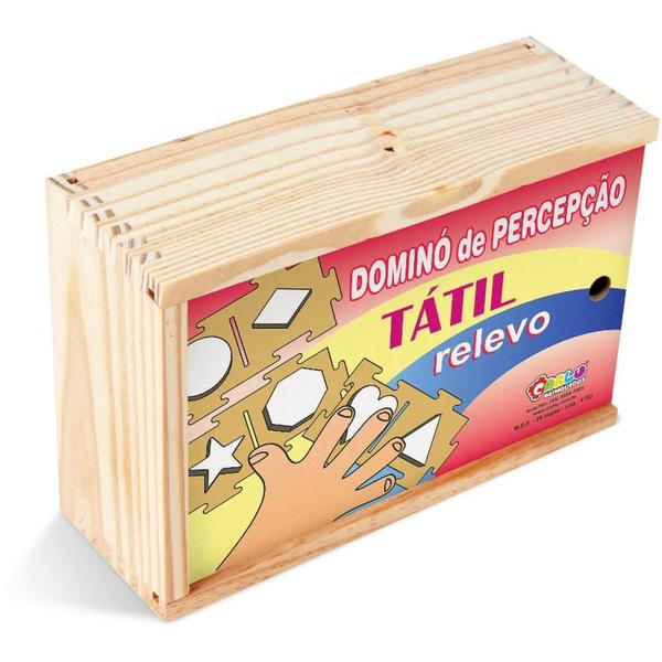 Imagem de Domino Percepcao Tatil C/RELEVO 28PCS