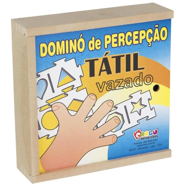 Imagem de Dominó Percepção Tátil Vazado - 28 Peças