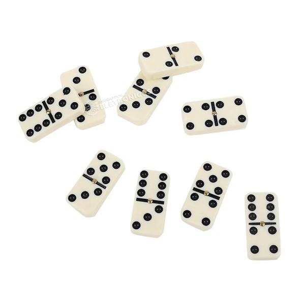 Imagem de Domino Profissional Estojo 28 Peças Brincar Ganhar Diversão LUADO28