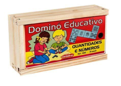 Imagem de Dominó Quantidade e números - Carimbrás - Jogo Educativo