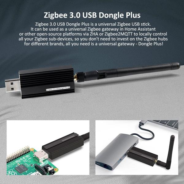 Imagem de Dongle USB Zigbee 3.0 Plus-E Gateway GALOOK ZBDongle-E