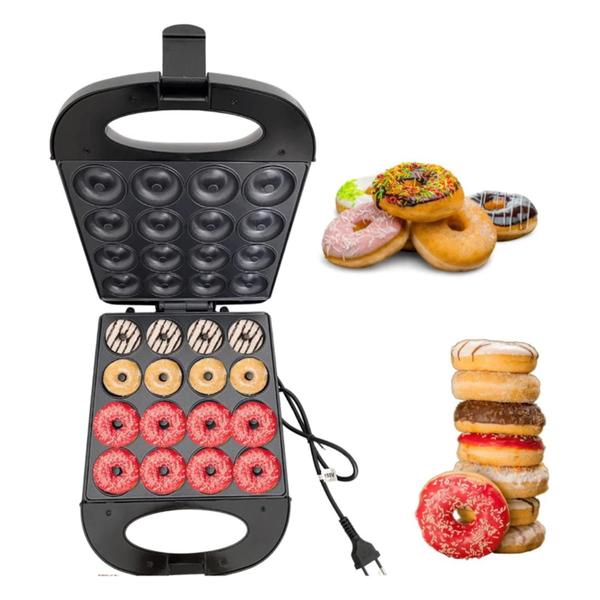 Imagem de Donuts Maquina De Fazer Mini Donuts De Biscoito Confeitaria 110v