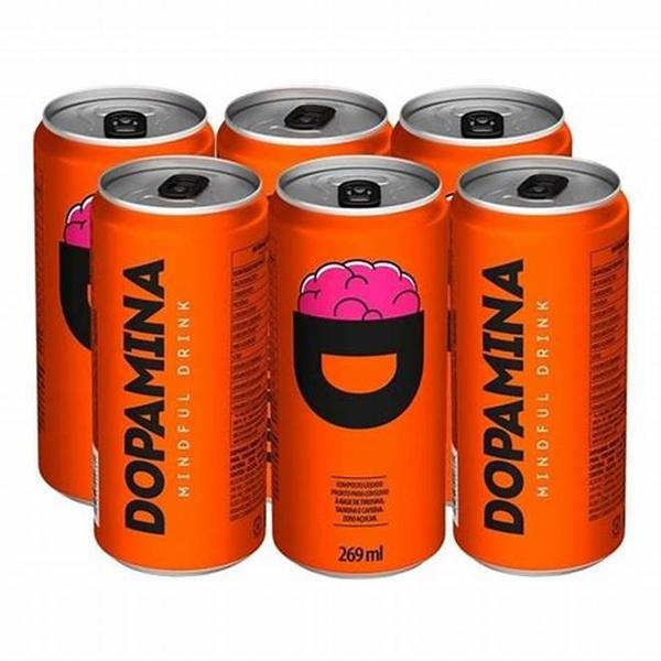 Imagem de Dopamina Energy Drink 473ml Tradicional Pack 6 Uni - Zero açucar