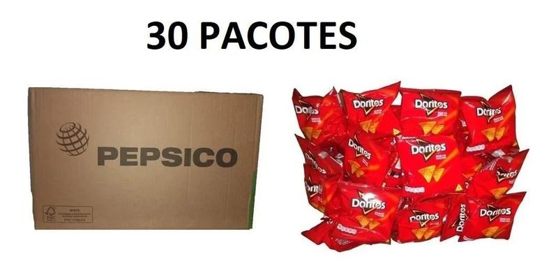 Imagem de Doritos Queijo Nacho Com 30 Unidades 22gr Cada