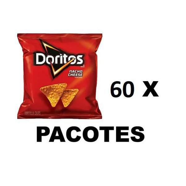 Imagem de Doritos Queijo Nacho Com 60 Unidades 22Gr Cada