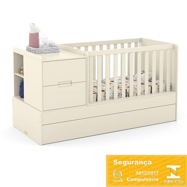 Imagem de Dormitório Completo Infantil Tutto New 2 Portas de Correr, Cômoda 4 Gavetas e Berço Formare - Matic Móveis