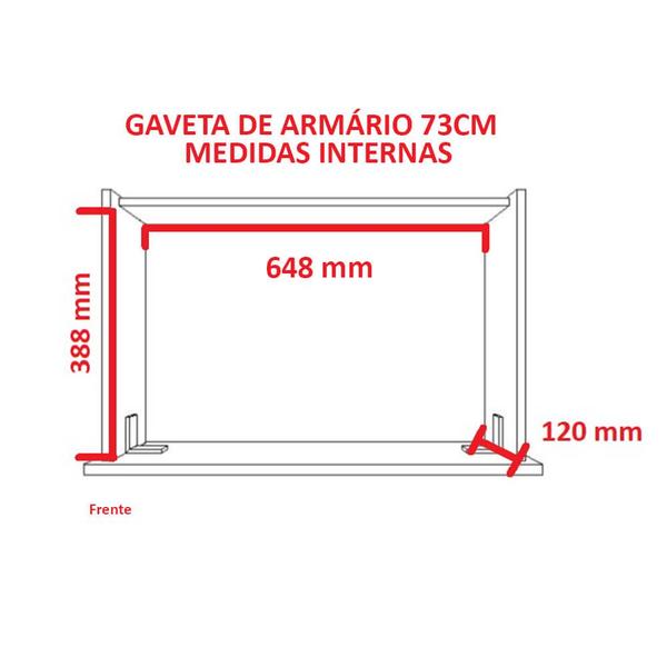 Imagem de Dormitório Queen Size Sem Cama 1222S Branco