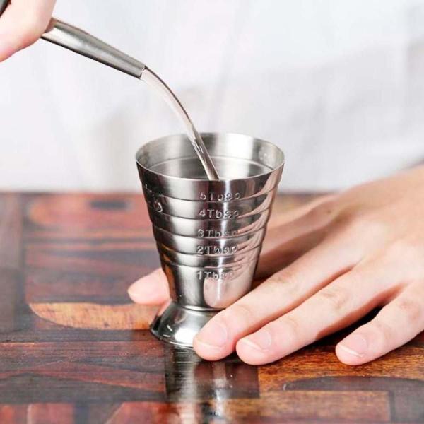 Imagem de Dosador de Bebidas Multi-Nível em Aço Inox - Perfeito para Coquetéis e Drinks