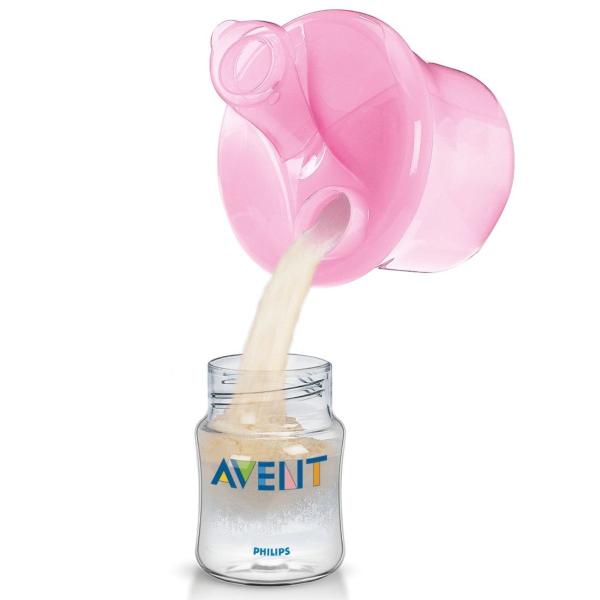 Imagem de Dosador de leite em pó 260ml rosa scf135/07 - philips avent