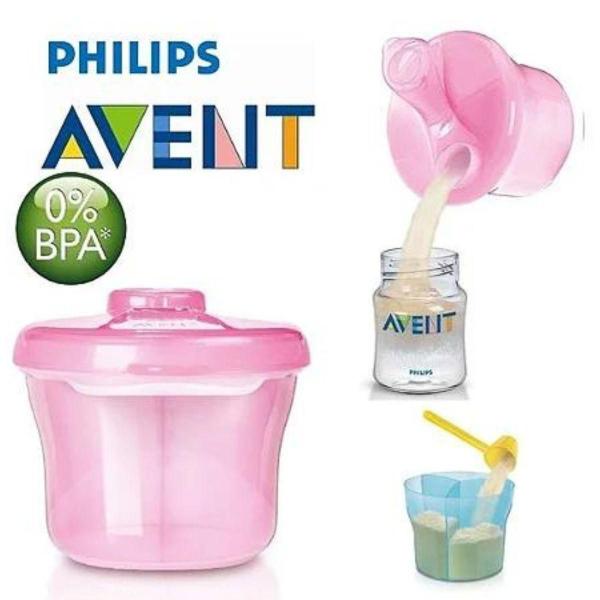 Imagem de Dosador De Leite + Escova De Mamadeira Rosa - Philips Avent