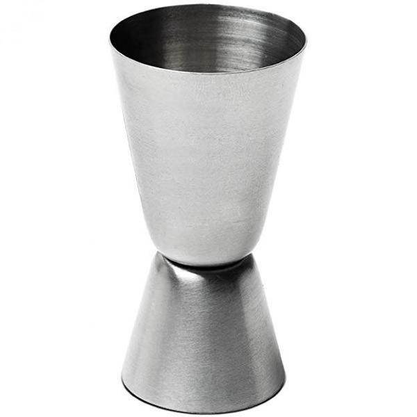 Imagem de Dosador Jigger Bartender Duplo Shot Cup Aço Inox 7 Cm