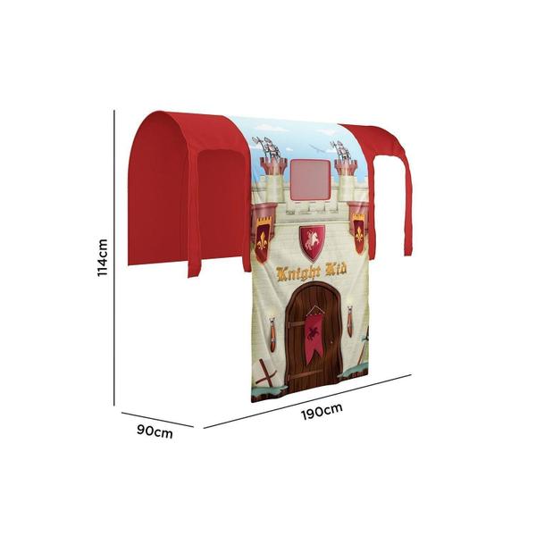 Imagem de Dossel Infantil Barraca Castelo Forte Joy - Vermelho