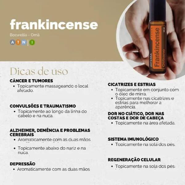 dōTERRA Frankincense Touch Óleo Essencial Olíbano 10ML touch