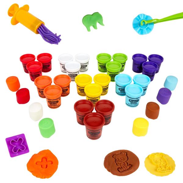 Imagem de Dough Classpack Crayola sortido em 8 cores com ferramentas 24x3 onças