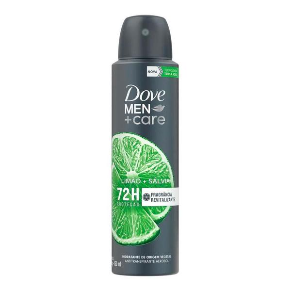 Imagem de Dove men care desodorante aerossol limão + sálvia com 150ml 