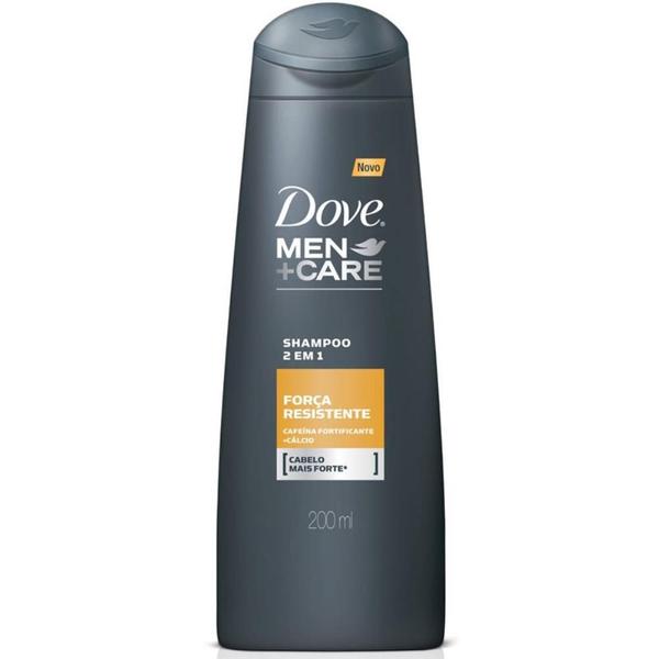 Imagem de Dove men care shampoo 2 em 1 força resistente com 200ml 