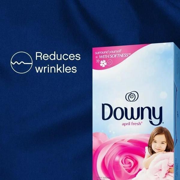 Imagem de Downy April Fresh Lenço Amaciante Secadora De Roupa 120 Unid