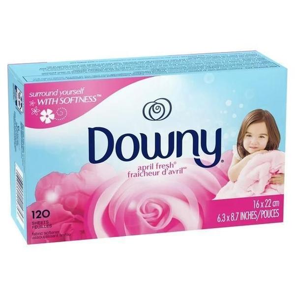 Imagem de Downy April Fresh Lenço Amaciante Secadora De Roupa 120 Unid