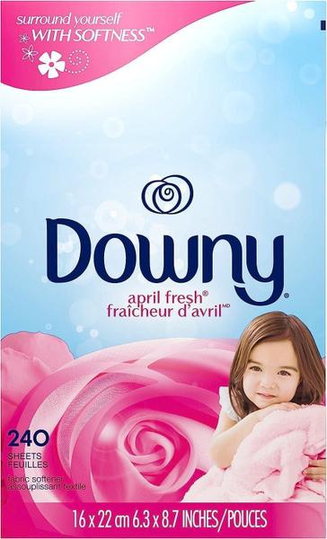 Imagem de Downy April Fresh Lenço Amaciante Secadora De Roupa 240 Unid