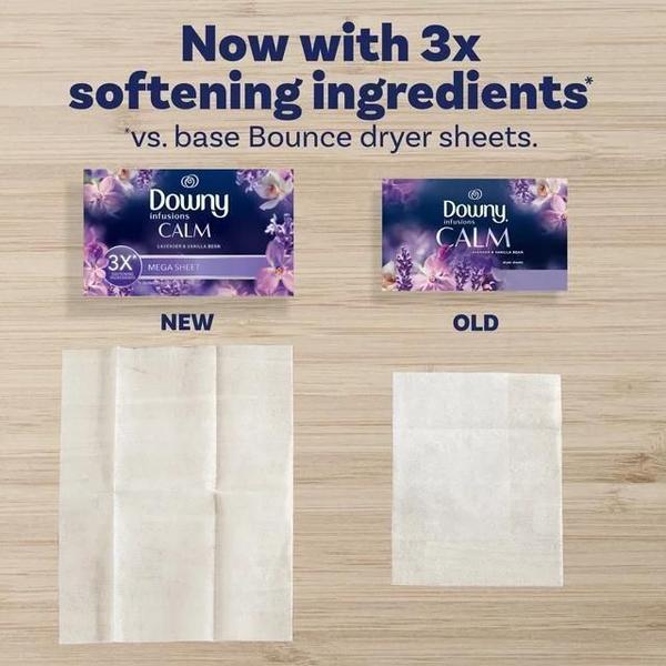 Imagem de Downy Infusions Calm Lenço Amaciante Secadora- 180 Folhas