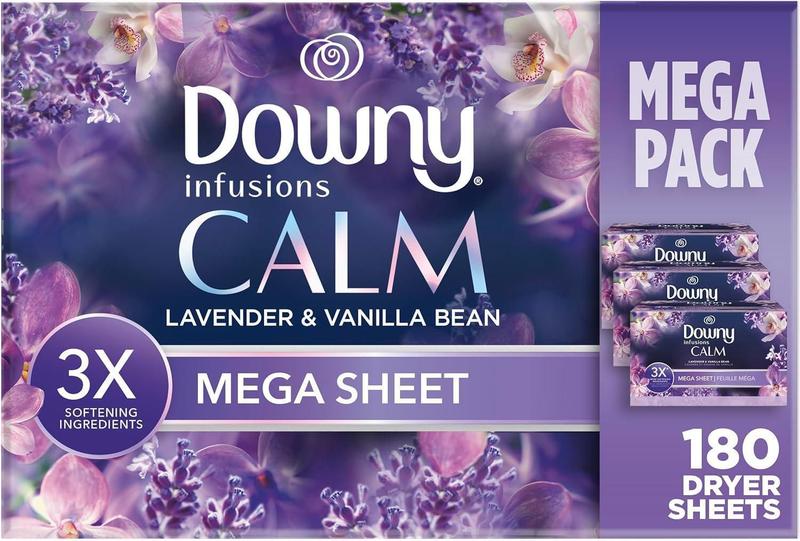 Imagem de Downy Infusions Calm Lenço Amaciante Secadora- 180 Folhas