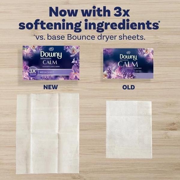 Imagem de Downy Infusions Calm Lenço Amaciante Secadora- 210 Folhas